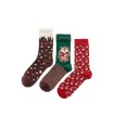 Unisex Socks With Colorful Design 3 Pc