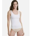 Walk W2202 Women's Sleeveless T-Shirt White