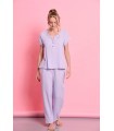 Jeannette Lingerie Set Summer Women's Pajamas Lilac