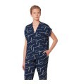 Triumph Set Summer Women's Pajamas Navy Blue