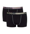 Boxer Men Go ABC Natural H Hipster Μα΄ύρο 2 Τμχ