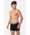 Men Boxer Sporties Bamboo 2 Pc Black