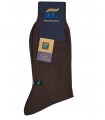Socks Wool Monocrhome Dark Brown