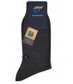 Socks Wool Monocrhome Dark Grey