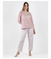 ADMAS Pajamas Double Velvet Soft pink